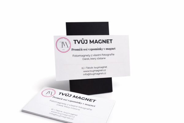 Reklamní magnetická vizitka s vlastním potiskem